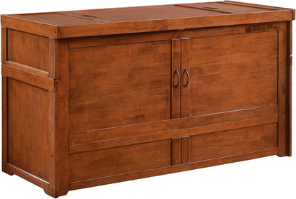 Furniture Murphy Cube Cabinet Bed (Cherry)1