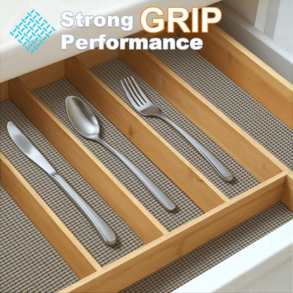 Non-Slip Shelf Cabinet and Drawer Liner, 12IN X 20FT, Dark Gray3