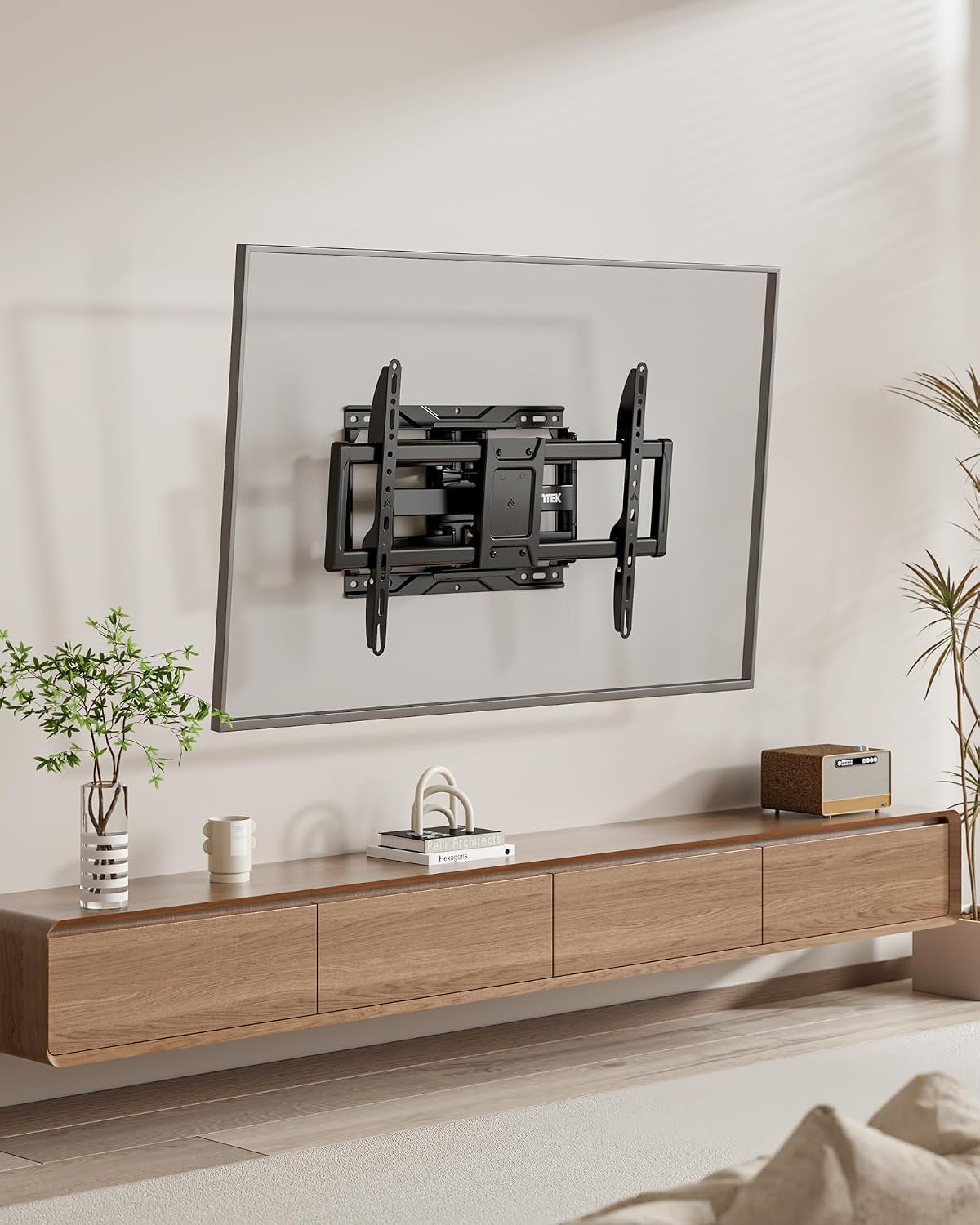 heavy-duty-full-motion-tv-wall-mount-for-37-90-inch-tvs-up-to-165-lb-dual-articulating-arms-extend-16-6-in-smooth-tilt-and-swivel-4x-load-tested-max-vesa-600x400-mm-12-16-in-wood-studs