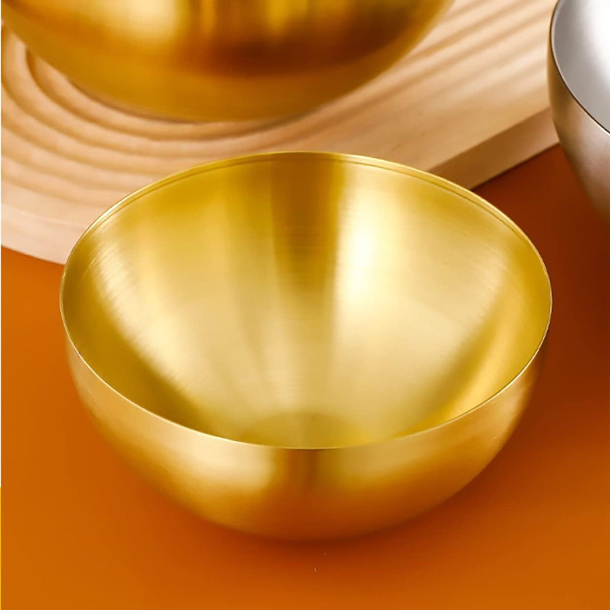 stainless-steel-salad-and-mixing-bowls-set-of-2-nesting-snacks-serving-for-cooking-baking-prepping-small-large-5-9-7-9-inch-gold