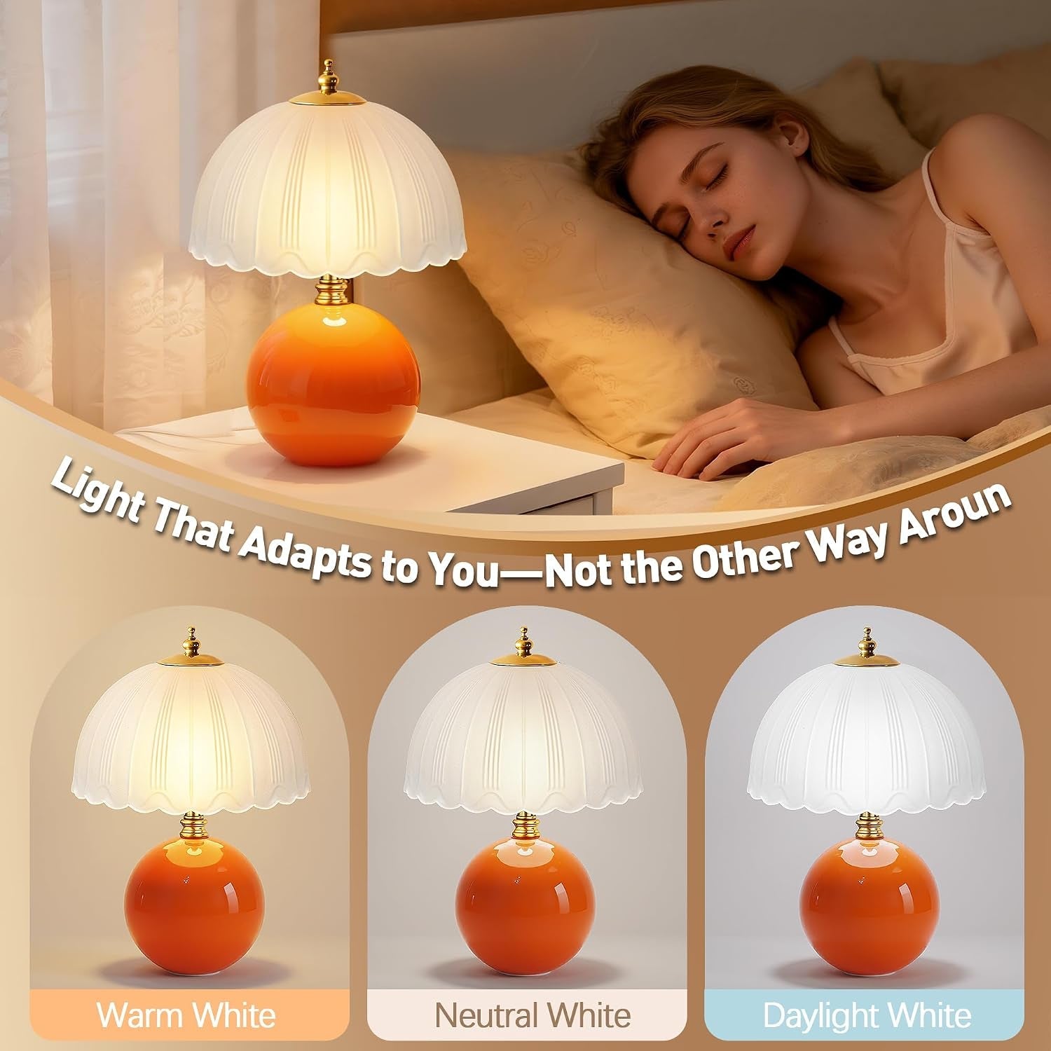 mushroom-table-lamp-ceramic-bedside-lamp-with-glass-shade-3-way-lighting-2700k-5000k-rocker-switch-small-nightstand-lamp-for-bedroom-living-room-office-orange