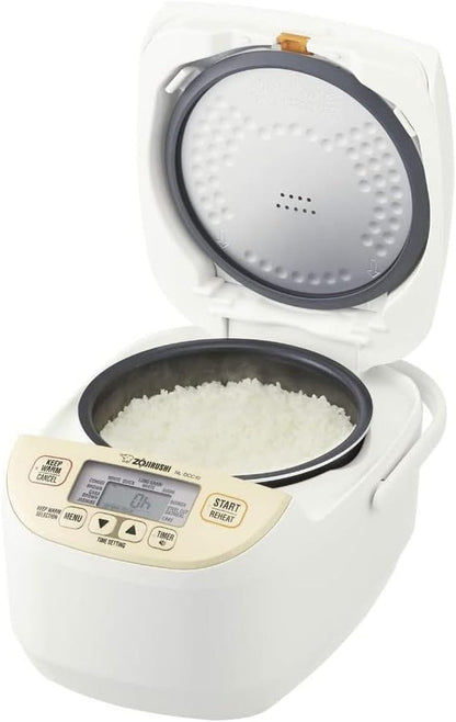Zojirushi NL-DCC10CP Micom Rice Cooker & Warmer, 5.5 Cups, Pearl Beige5
