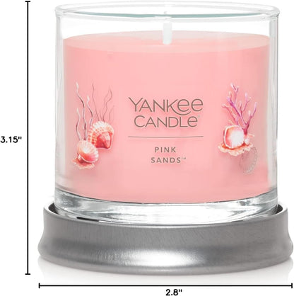 Small Tumbler Scented Candle, up to 40 Hour Burn Time, Premium Plant Wax Blend for Consistent Burn, Tumbler Candle with Room Filling Fragrance, Pink Sands10