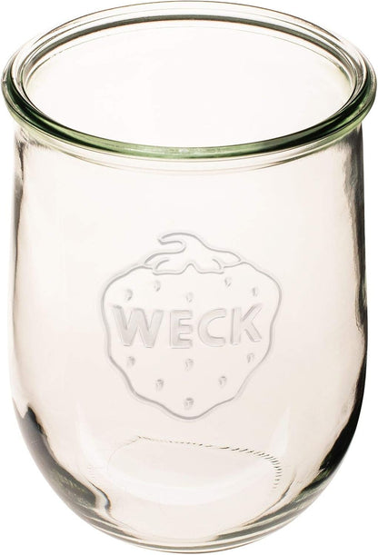 Tulip Jar - Sour Dough Starter Jars for Sourdough - 1 X  745 Large Clear Jar with Wide Mouth - 1 Liter Includes Glass Lid, Rubber Seal and Steel Clips4