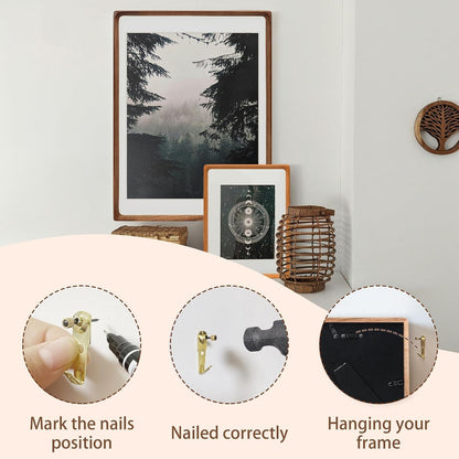 5X7 Picture Frame with Mat for 4X6, Usa-Sourced Natural Walnut Wood Handcrafted Rounded Corner with Real Glass, Vertical or Horizontal Display Photo Gallery Wall & Tabletop Frame7