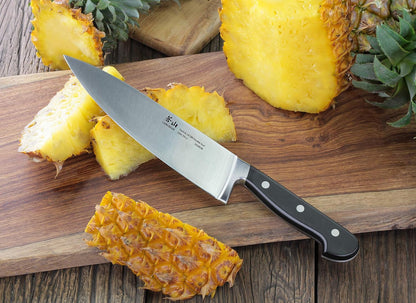 TV2 Series 1020038 14C28N Swedish Steel Forged Chef Knife, 8-Inch8