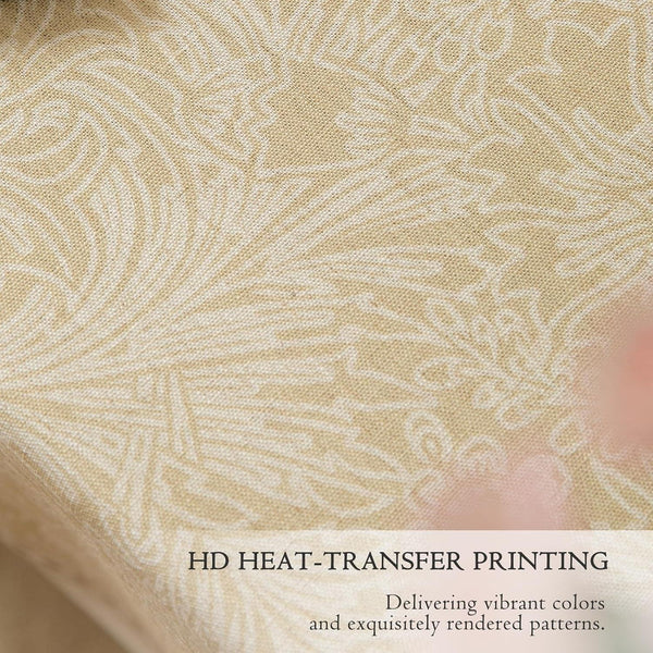 Designer Linen Tablecloth Square, 55" X 55", Acanthus8