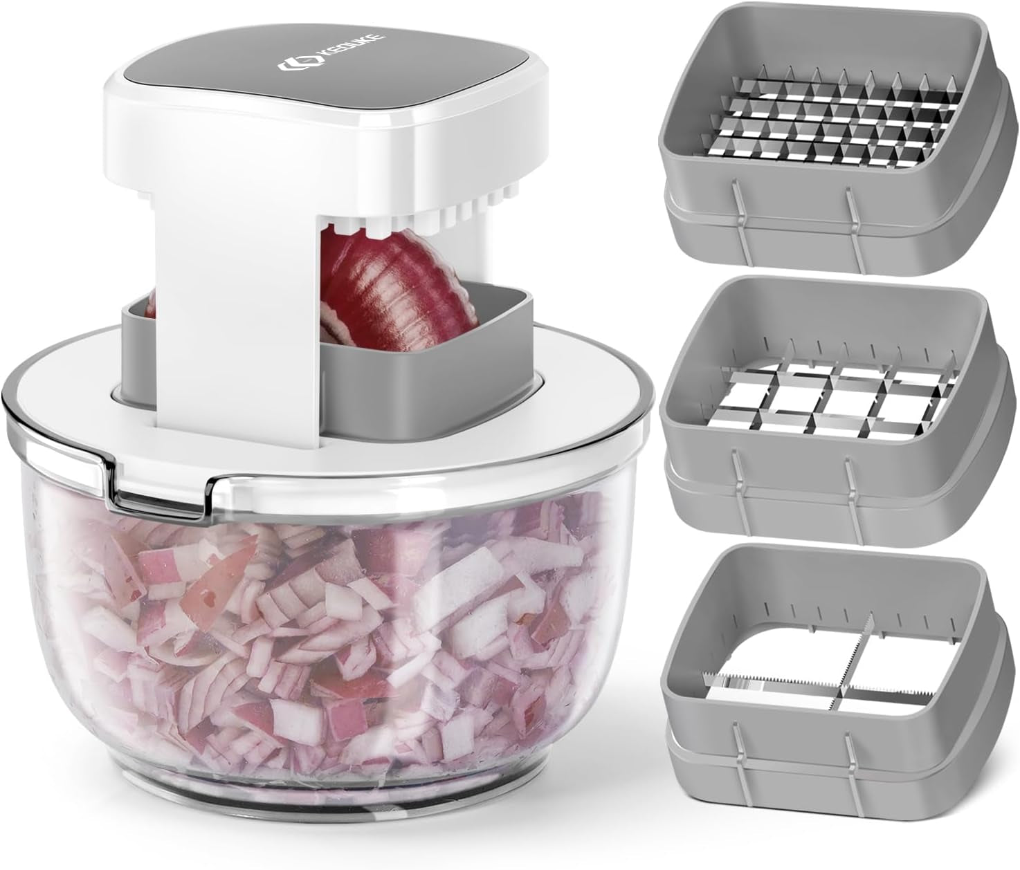 multifunctional-vegetable-chopper-bowl-white-3-interchangeable-blades-potato-french-fry-cutter-with-container-storage-box-food-chopper-dicer-for-cucumber-tomato-carrot-onion