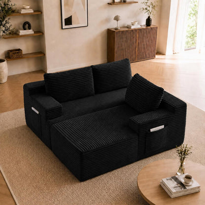 Boneless Couch Comfy Sectional Couches for Living Room,U Shaped Modular Cloud Couch Sofa, Minimalist Modular Sectional Sofa with Deep Seat8
