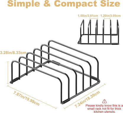 Cutting Board Organizer Storage, Baking Sheet Rack under Cabinet3