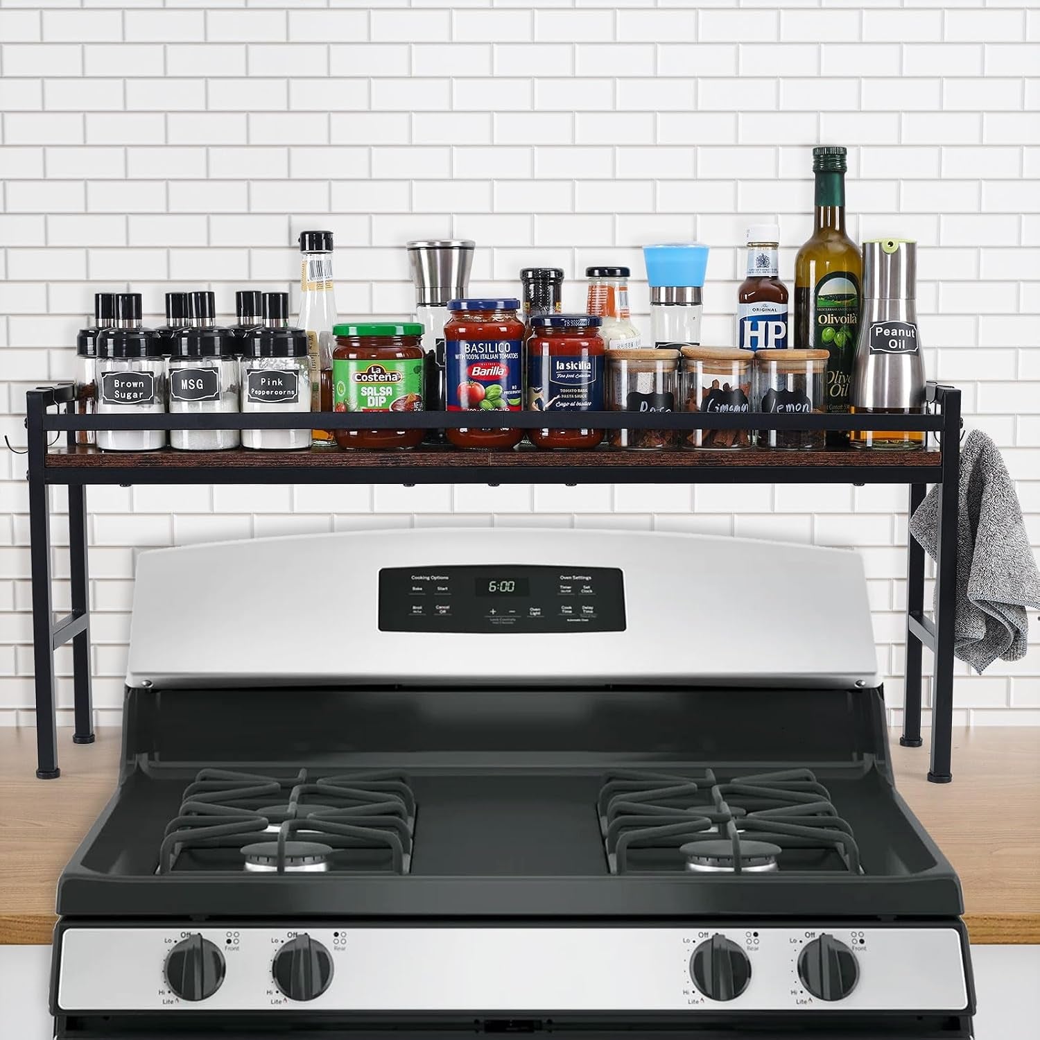 spice-rack-shelf-for-kitchen-stove-stove-top-shelf-with-4-hooks-extra-storage-countertop-seasoning-organizer-kitchen-organizers-and-storage