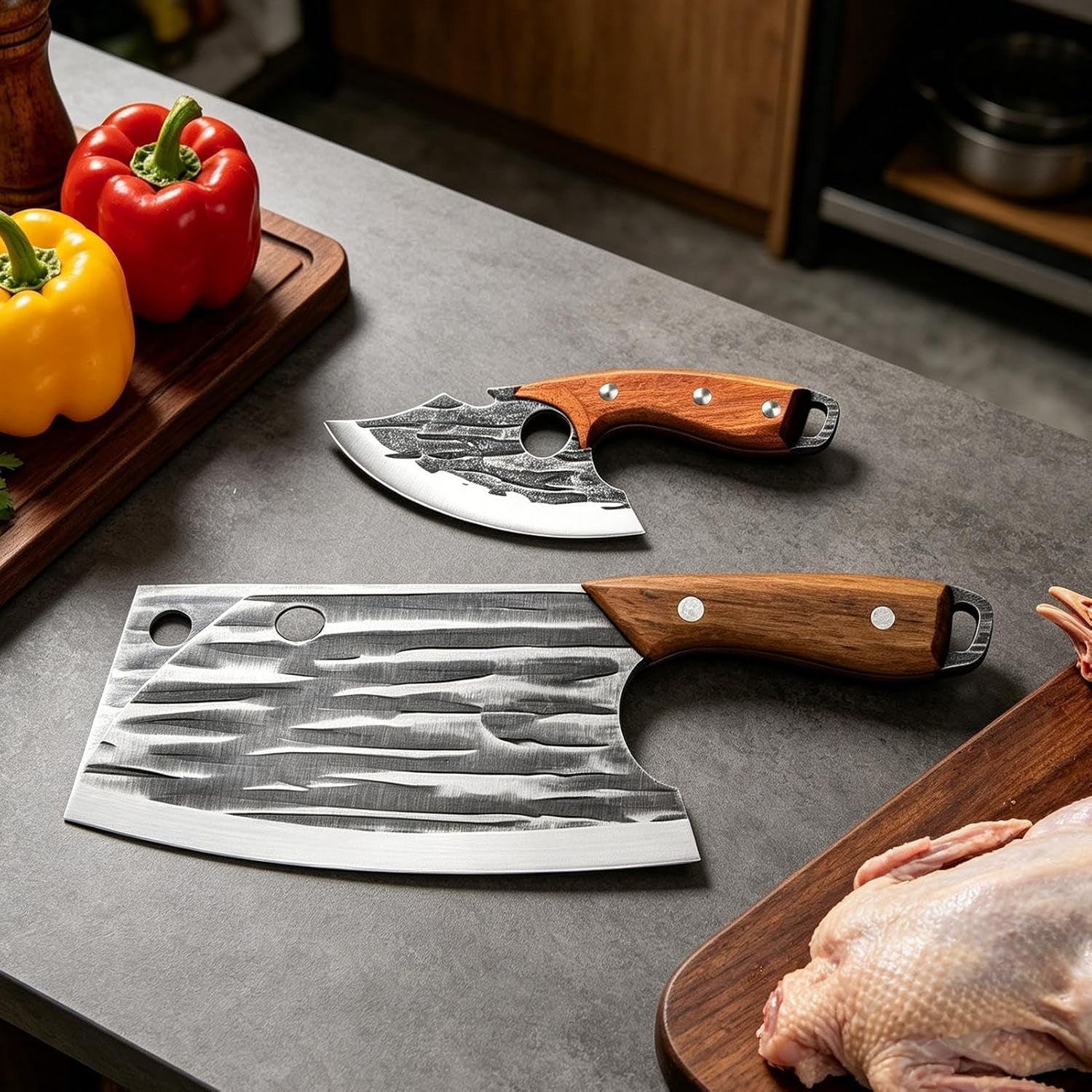 meat-cleaver-heavy-duty-2-pieces-chicken-bone-cutter-tool-beef-slicing