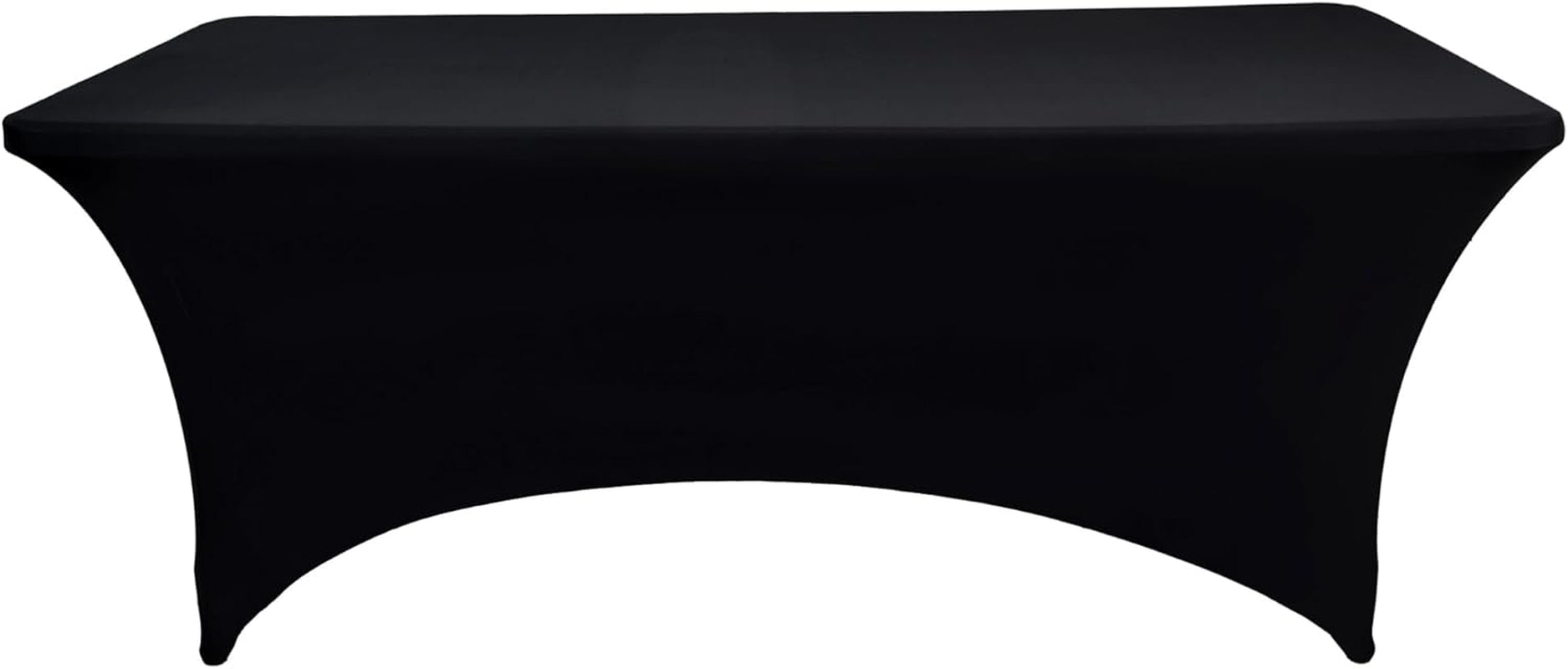2-pack-6ft-black-spandex-table-covers-for-rectangle-standard-folding-tables-wrinkle-resistant-stretch-tablecloths-ultimate-fitted-table-protector-for-parties-trade-shows-banquet