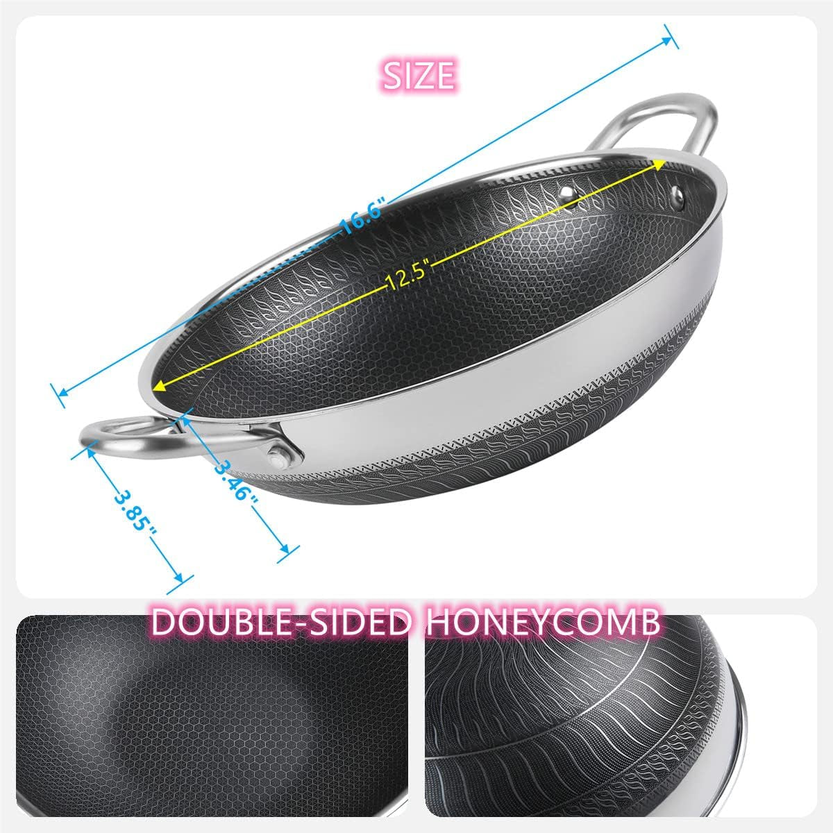 12-5-wok-pan-with-dual-honeycomb-wok-stainless-steel-wok-pan-with-nonstick-coating-frying-pans-cookware-two-handles-works-with-induction-gas-electric-ceramic-furnace-stove-without-lid