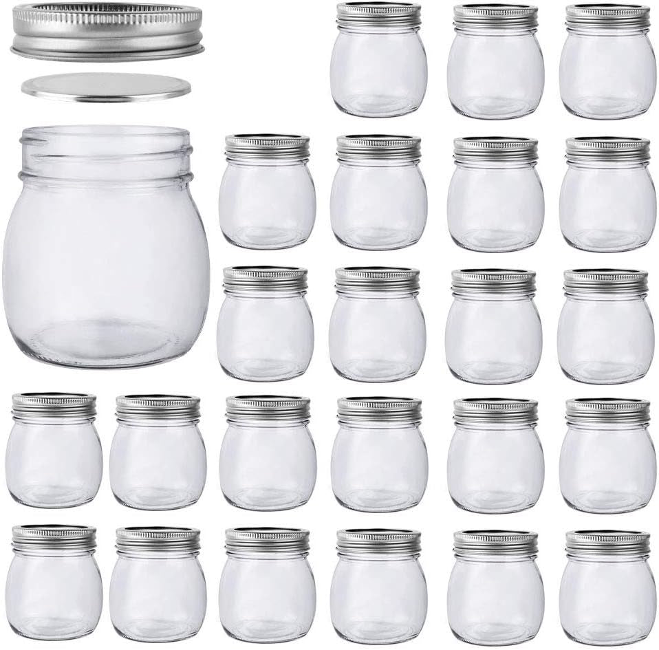 24-pack-10-oz-glass-mason-jars-canning-jars-with-regular-mouth-lids-300-ml-glass-jars-storage-containers-for-overnight-oats-jam-jelly-honey-beans-spice-wedding-party-favors-shower-favors
