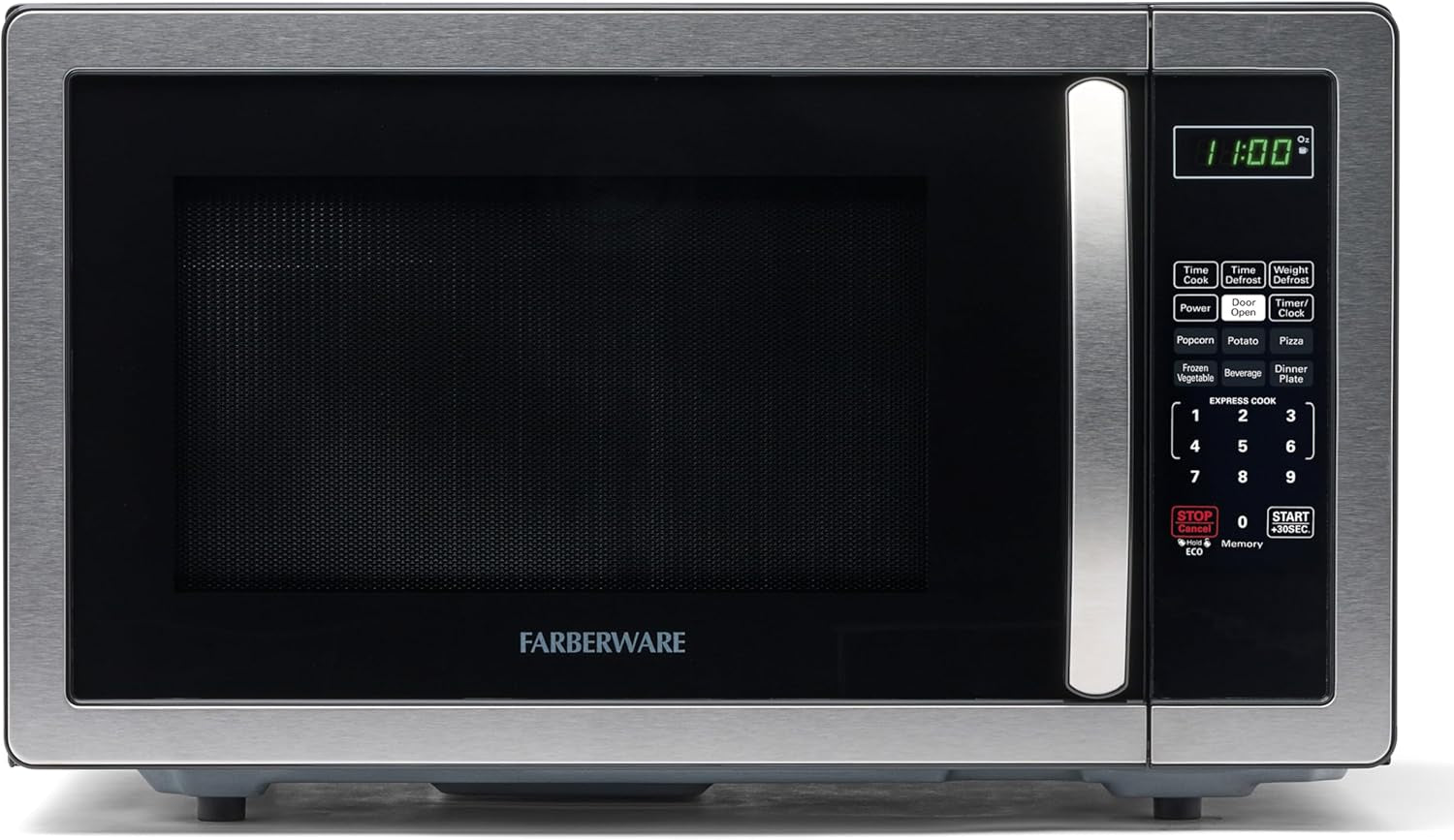 1-1-cu-ft-countertop-microwave-oven-1000-watts-power-auto-cook-settings-defrost-easy-clean-and-child-safety-lock-stainless