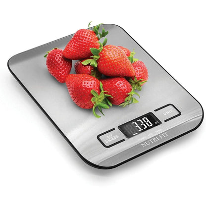 Food Scale Kitchen Scales Digital Weight Grams Oz for Weight Loss | Stainless Steel Panel, 1G Increment, Max 11Lbs, Backlit Screen, Smart Tare, Easy to Use for Baking Cooking, 2 AAA Batteries9