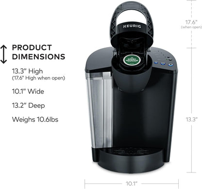 K-Classic Single Serve K-Cup Pod Coffee Maker, with 3 Brew Sizes, 48Oz Removable Reservoir, Black4