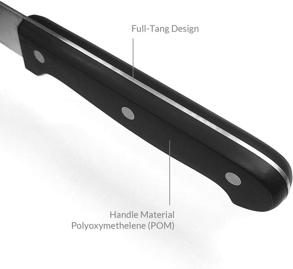 10 Inch Serrated Bread Knife, Premium Stainless Steel Blade with Wave Edge, Full Tang Handle, Razor Sharp Knife for Bread, Durable Professional Kitchen Knife4