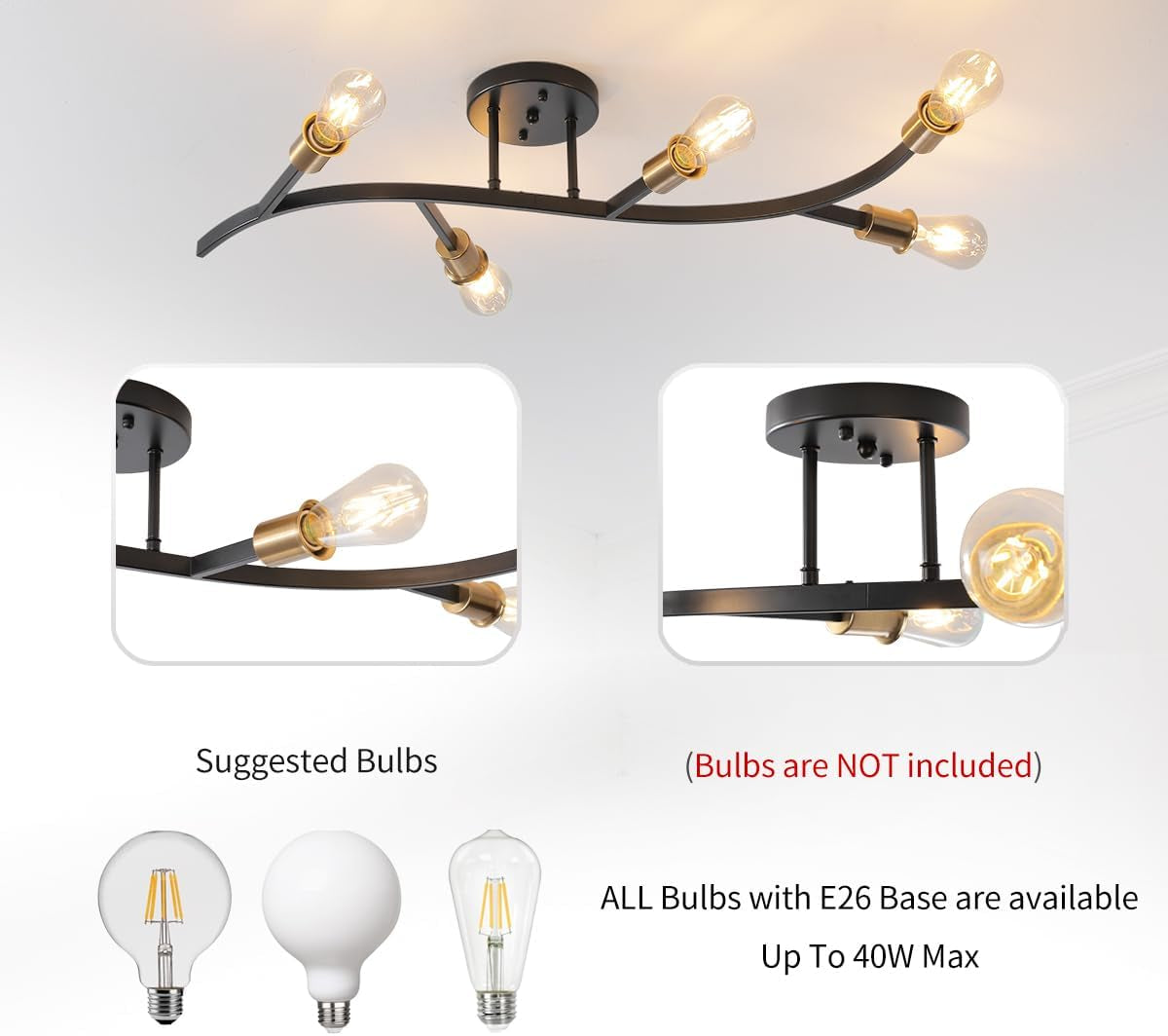 modern-sputnik-semi-flush-mount-ceiling-light-fixture-black-and-gold-5-lights-mid-century-sputnik-chandelier-for-dining-room-kitchen-hallway-laundry-room-bedroombulbs-not-included