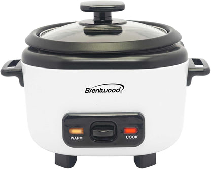 7-Function Smart Rice Multi-Cooker – Food Steamer, Slow Cooker, Sauté, Keep Warm, and 15Hr Delay Timer, Stainless Steel (White, 6 Cups Cooked / 3 Cups Uncooked)1