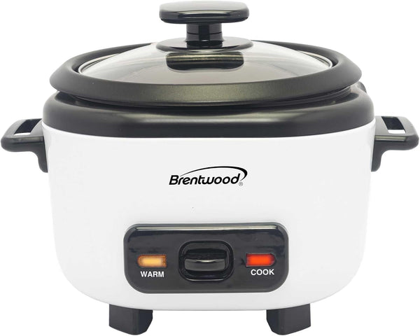 7-Function Smart Rice Multi-Cooker – Food Steamer, Slow Cooker, Sauté, Keep Warm, and 15Hr Delay Timer, Stainless Steel (White, 6 Cups Cooked / 3 Cups Uncooked)1