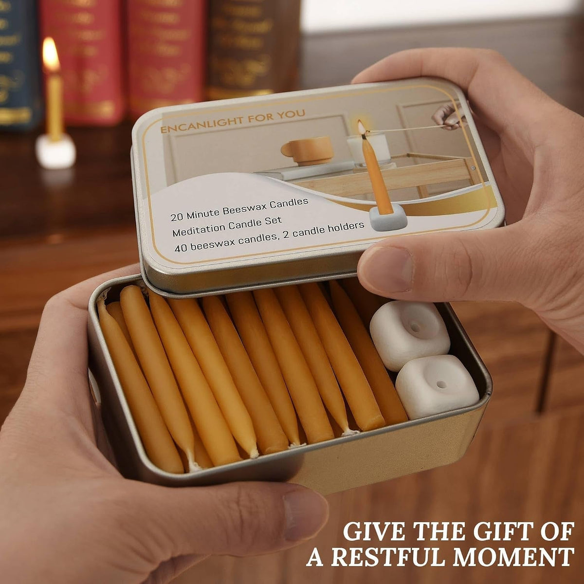 20-minute-mini-candles-set-2-6-inch-small-bees-wax-taper-meditation-candles-40pcs-candles-smokeless-dripless-for-home-womens-gifts-yogas-yellow