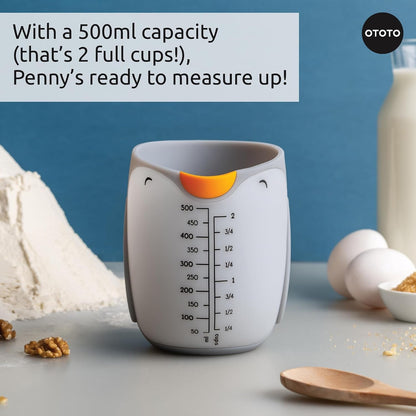 Penny Penguin Silicone Measuring Cups for Cooking - 500Ml Cute Measuring Cups for Baking, Bpa-Free, Microwave Safe, Penguin Gifts, Cute Kitchen Accessories, Funny White Elephant Gifts6
