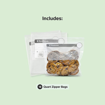 Foodsaver 1-Quart Bpa-Free Multilayer Construction Vacuum Zipper Bags6