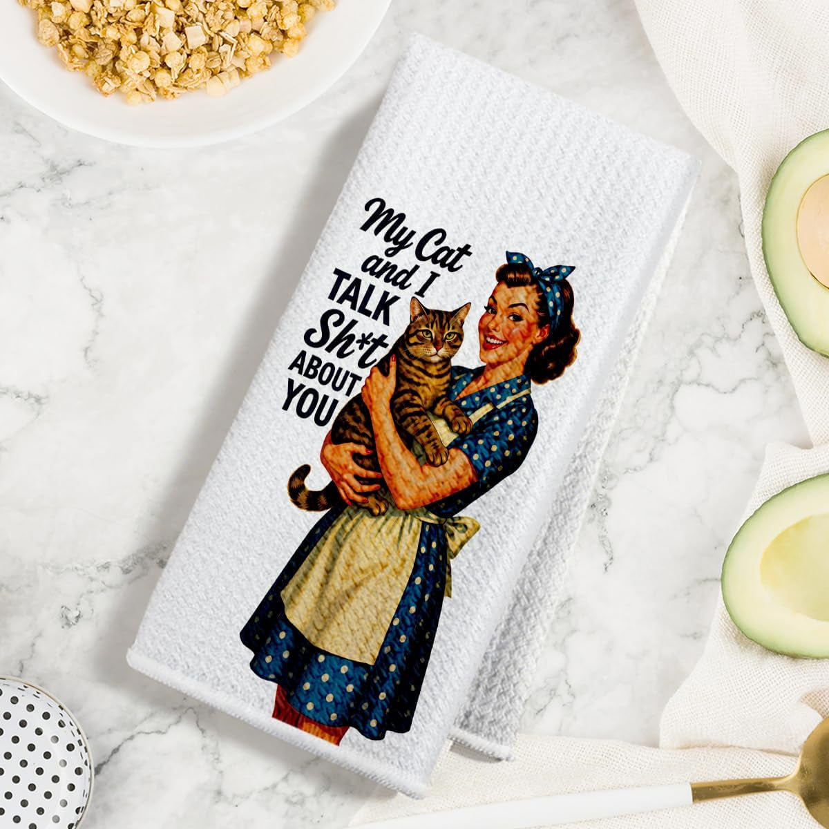 funny-kitchen-towels-funny-dish-towels-for-women-mom