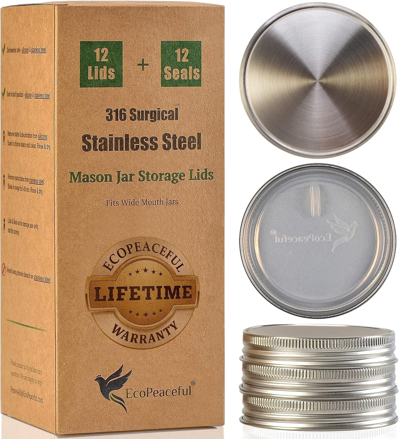 316-surgical-stainless-steel-mason-jar-lids-wide-mouth-rust-proof-airtight-leak-proof-bpa-free-pvc-free-vegan-reusable-not-for-canning