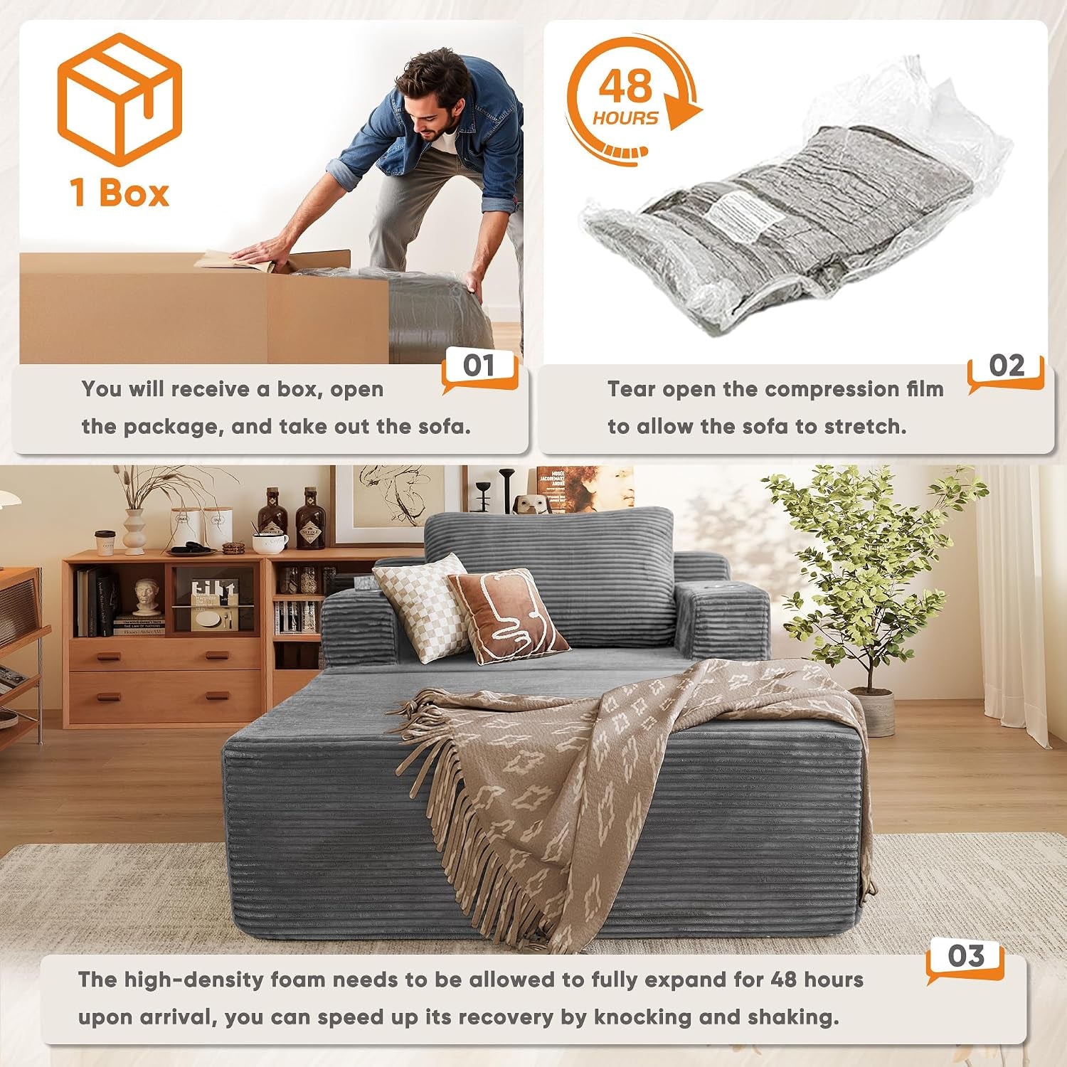 oversized-chaise-lounge-chair-cloud-couch-with-fluffy-upholstered-deep-seat-sleeper-sofa-bed-with-two-cup-holders-comfy-boneless-couch-no-assembly-required-for-living-room-apartment-grey