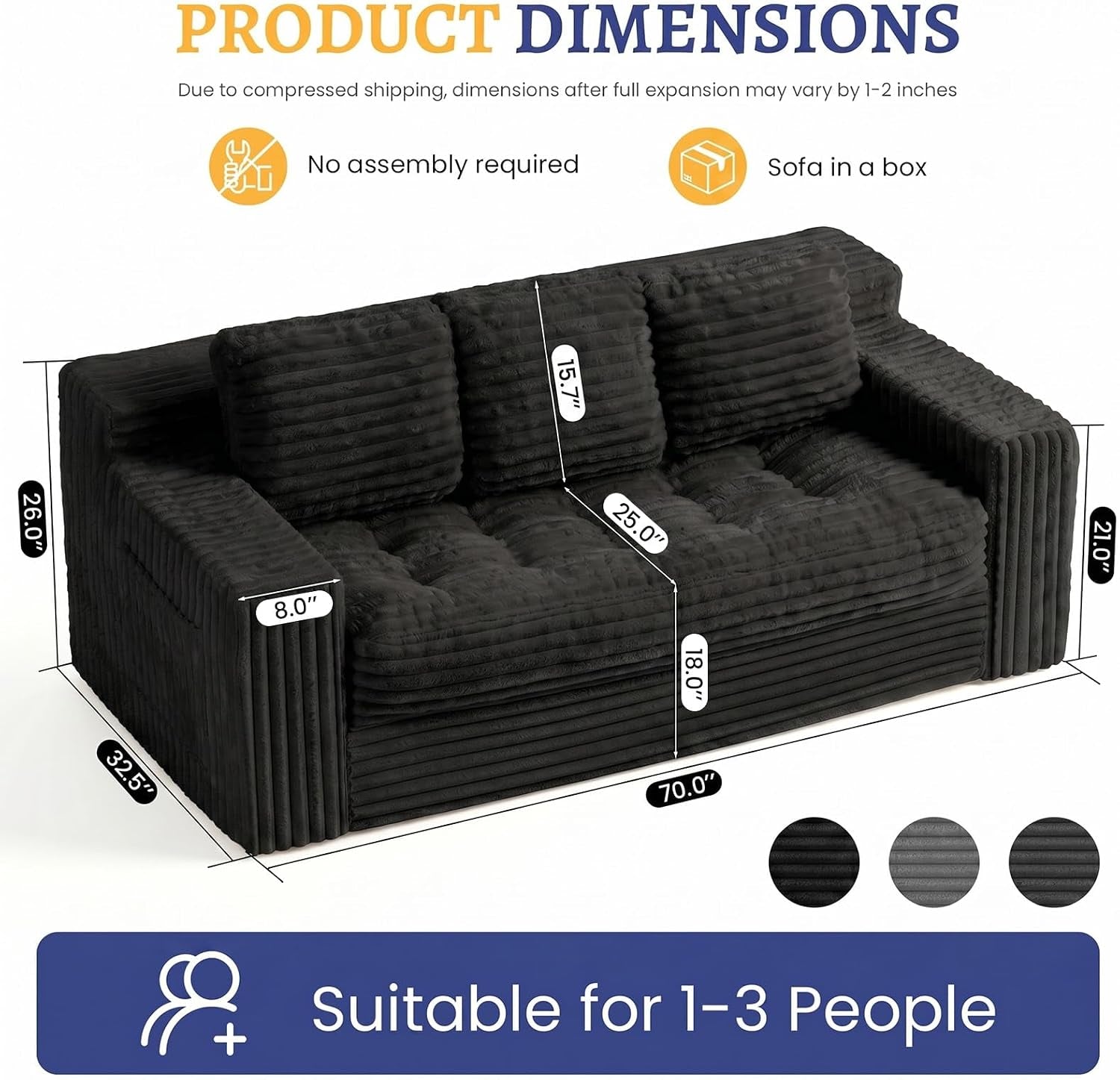 boneless-couch-cloud-loveseat-sofa-corduroy-couch-in-a-box-upholstered-boneless-3-seater-couch-for-living-room-bedroom-office-apartment-no-assembly-required-black