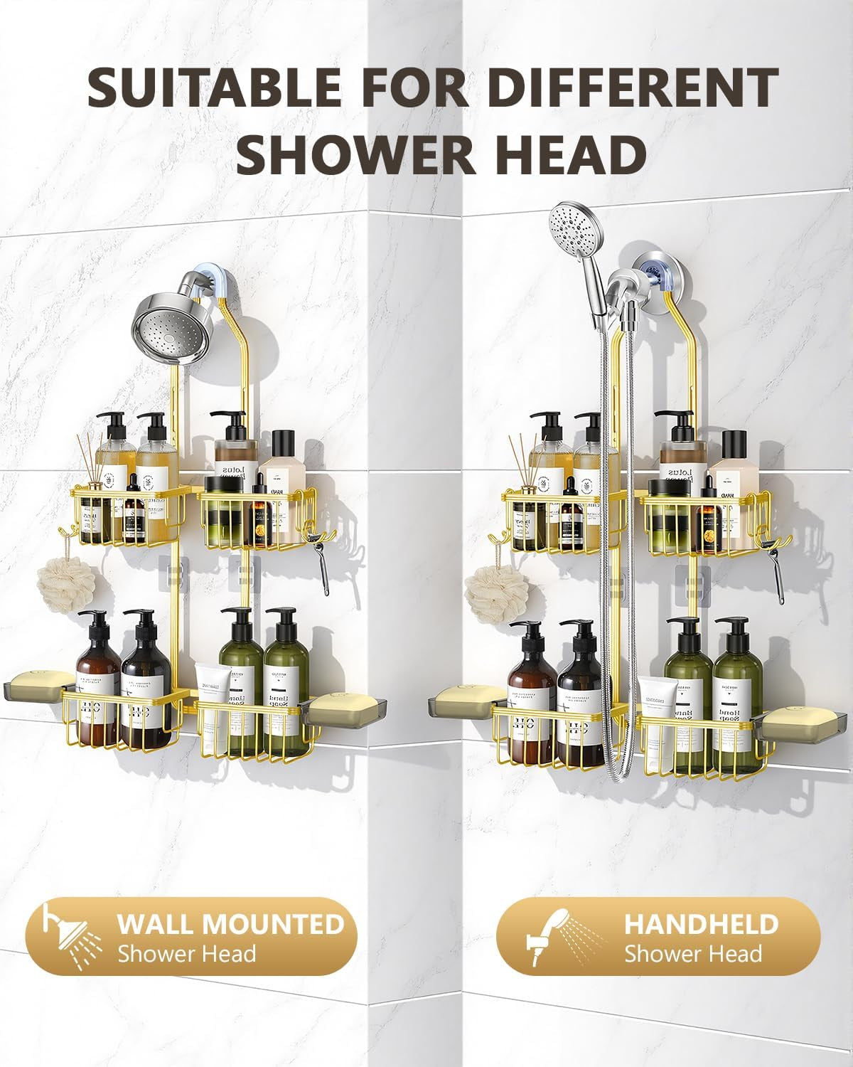 adjustable-shower-caddy-hanging-never-rust-shower-organizer-hanging-aluminum-shower-racks-for-inside-shower-bathroom-organizers-and-storage-with-2-soap-holders-and-2-removable-hooks-gold