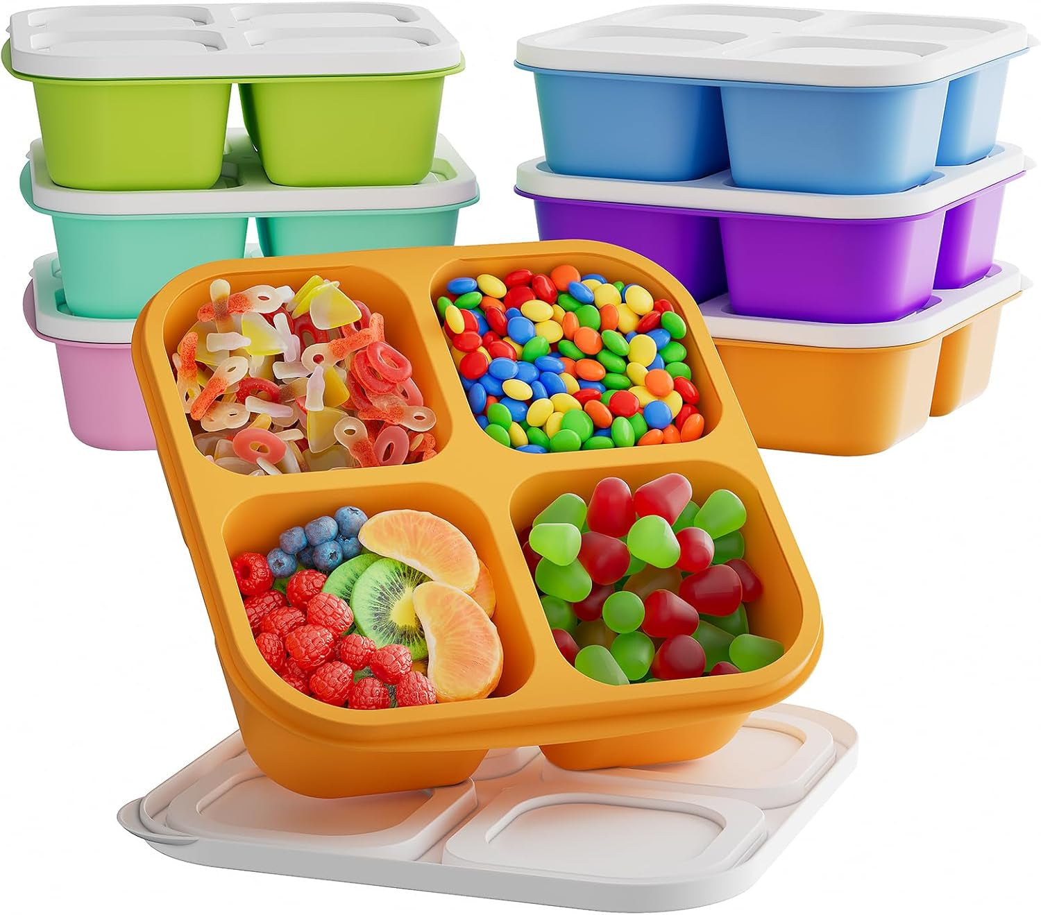 6-pcs-bento-snack-containers-reusable-4-compartment-food-storage-container-with-lids-divided-lunchable-container-freezer-microwave-dishwasher-safe-6-color