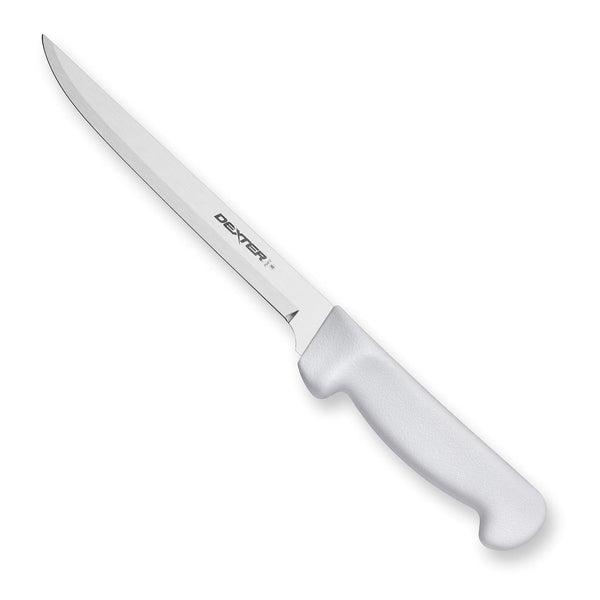 '-Russell 7” Narrow Fillet Knife – P94812, High-Carbon Stainless Steel Blade, Slip-Resistant Polypropylene Handle, Ideal for Precise Fish and Meat Filleting1