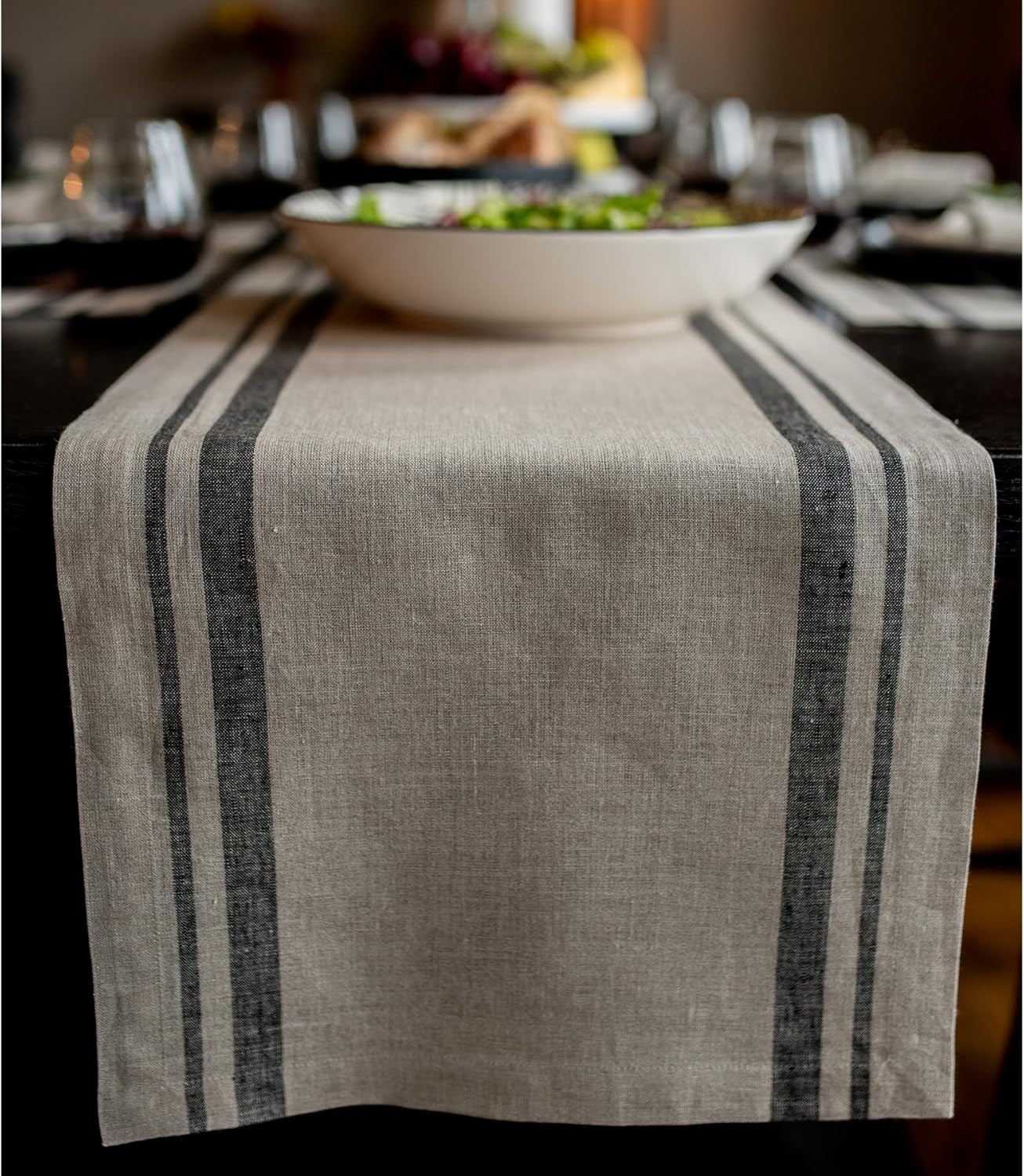 100-pure-linen-table-runner-14-x-72-in-black-french-stripe