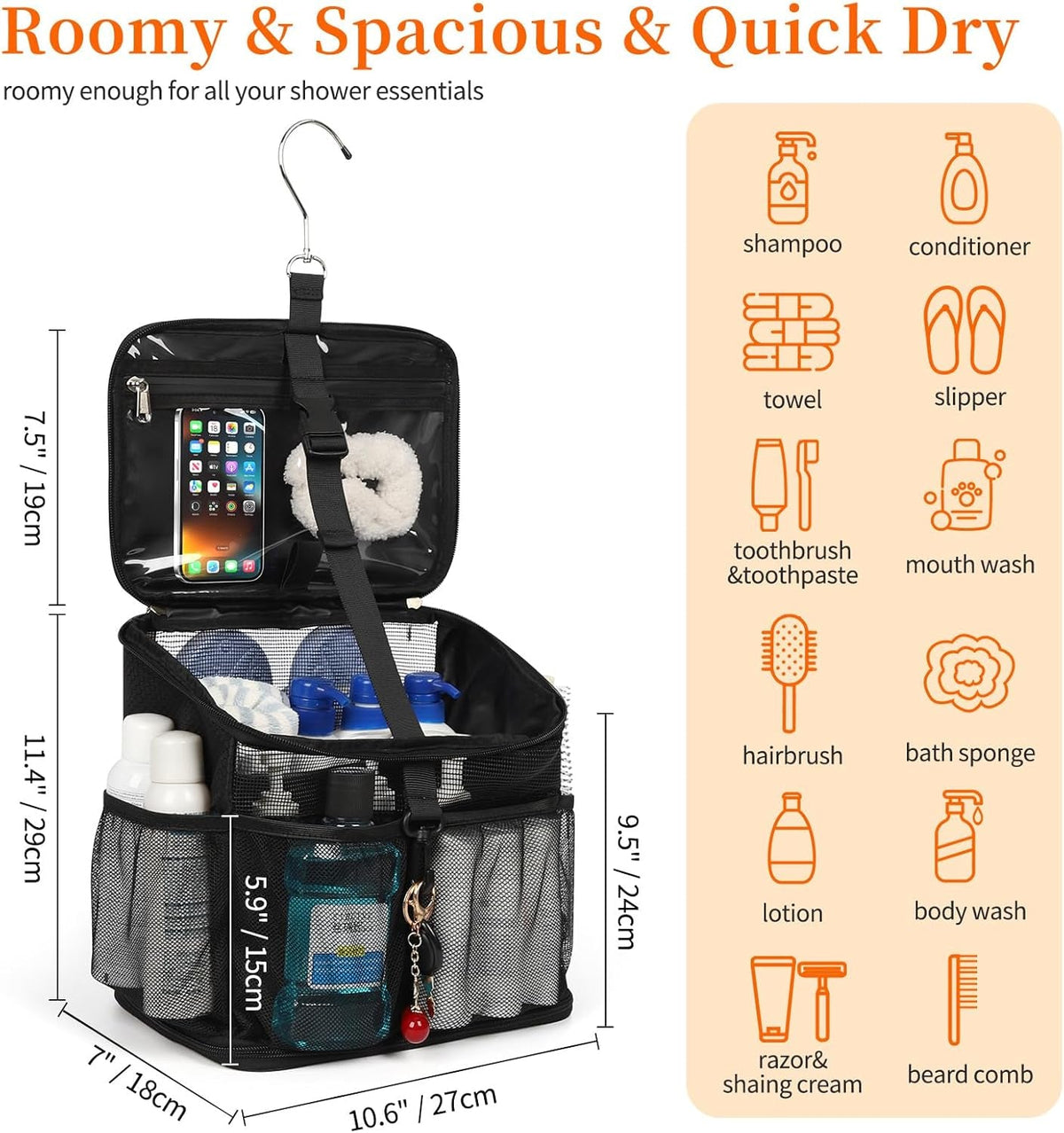 shower-caddy-portable-mesh-shower-tote-for-bathroom-gym-travel-camping-quick-dry-hanging-organizer-toiletry-bag-with-handle-for-college-dorm-room-men-women