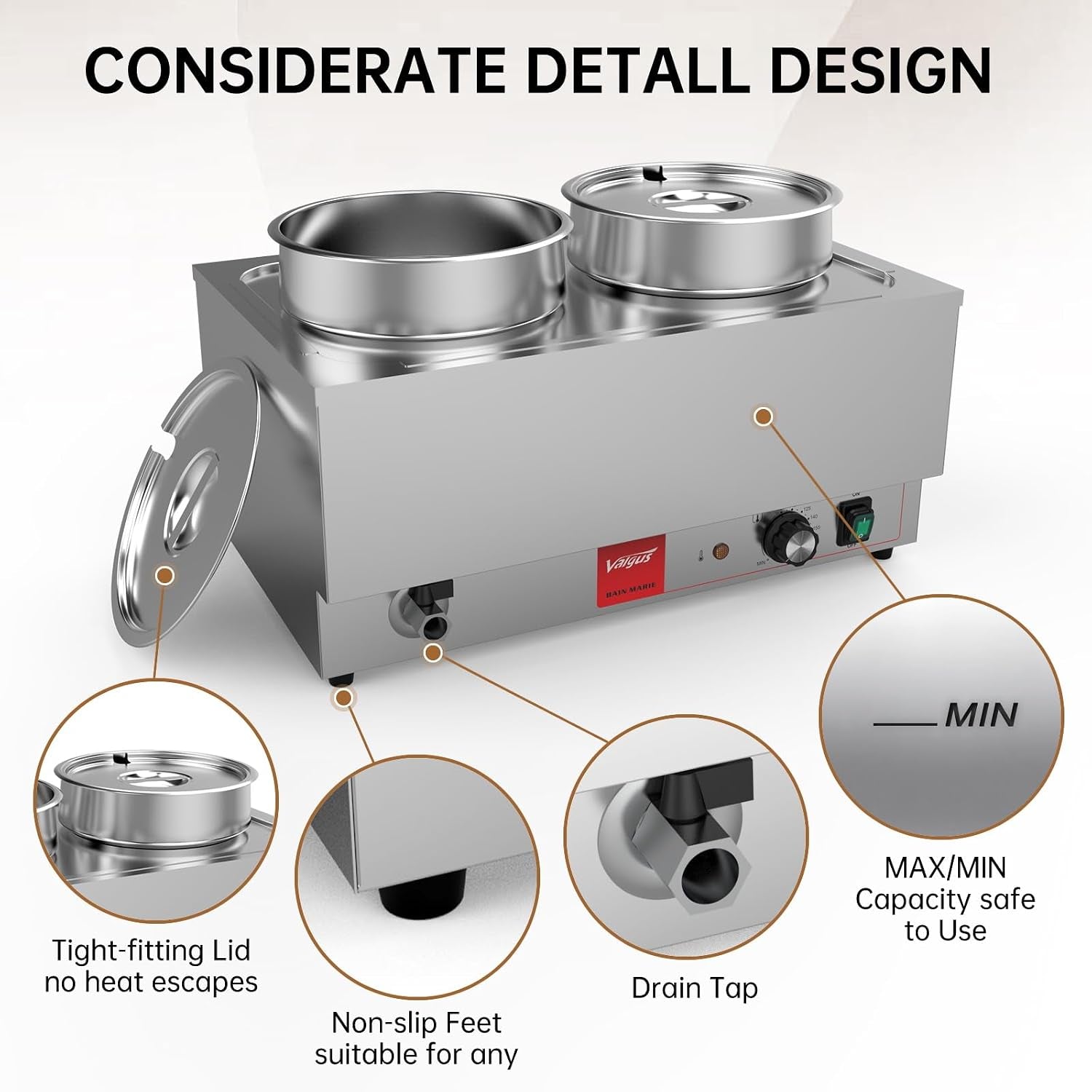 commercial-stainless-steel-bain-marie-food-warmer-2-round-pots-1200w-adjustable-heat-control-95-185-electric-soup-warmer-with-lid-and-tap-for-home-catering-buffet