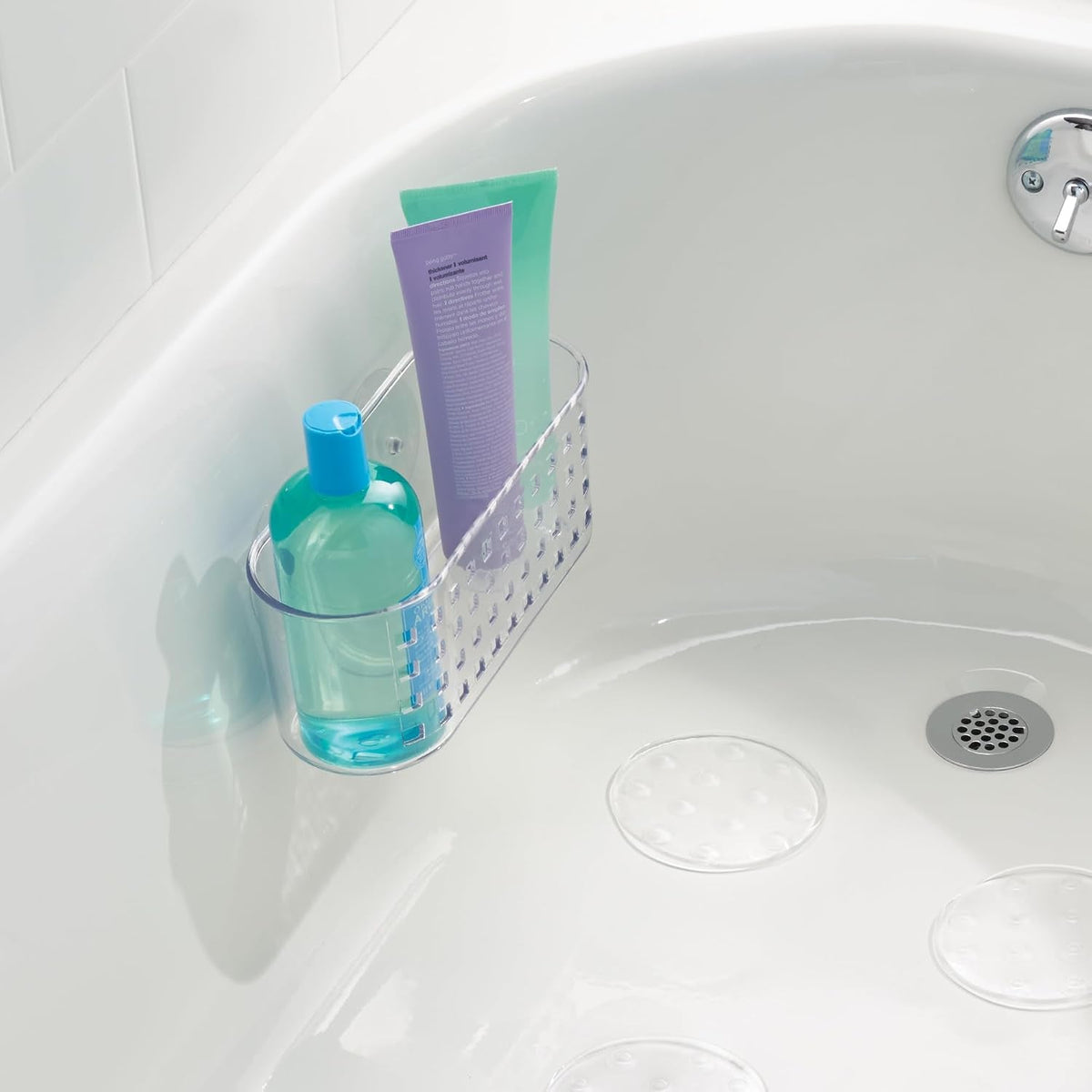 hanging-suction-shower-caddy-basket-clear