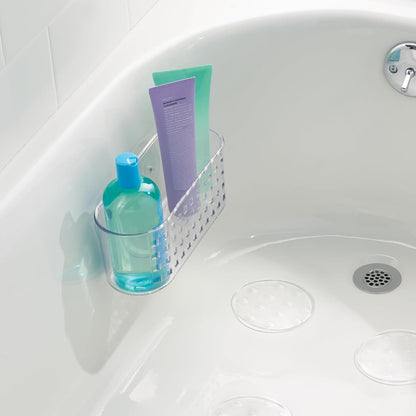 Hanging Suction Shower Caddy Basket, Clear6