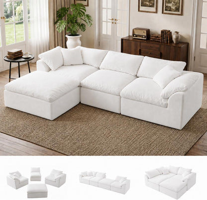 Cloud Couch Sectional, Boneless Modular Sofa for Living Room1