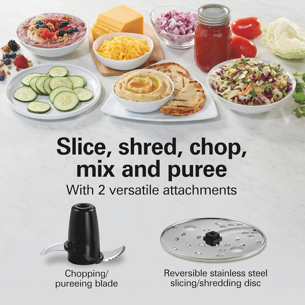 Food Processor & Vegetable Chopper for Slicing, Shredding, Mincing, and Puree, 10 Cups + Easy Clean Bowl Scraper, Stainless Steel (70730)3