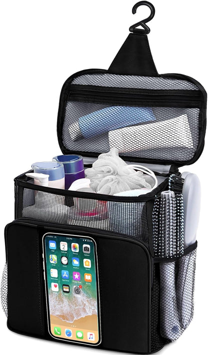 Dorm Room Essentials for Guys, Quick Dry Mesh Shower Caddy, Travel Toiletry Bag for Men and Women, Travel Cruise Ship Camping Essentials, Large Makeup Organizer for Full-Sized Toiletries Gifts for Men1
