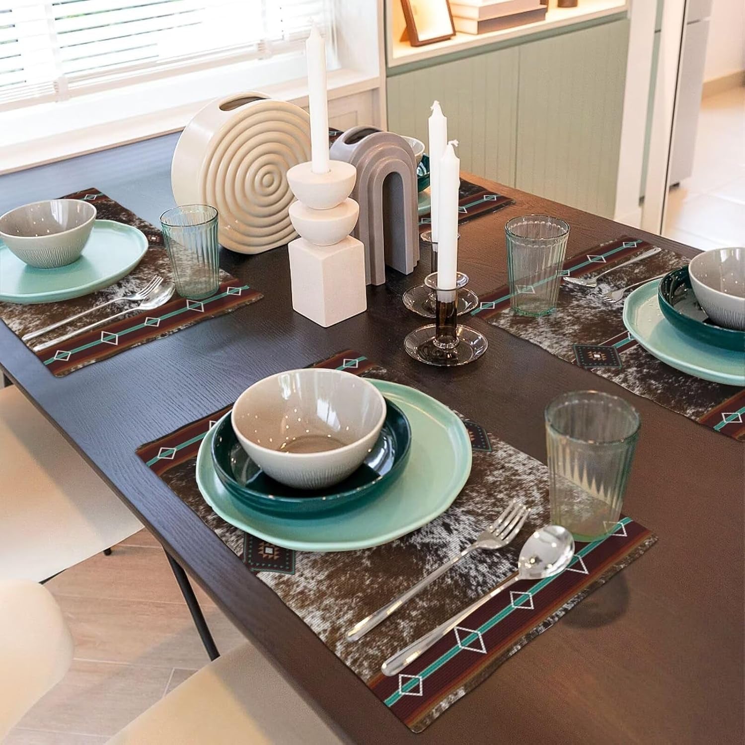 western-aztec-placemats-rectangle-linen-table-placemet-set-of-4