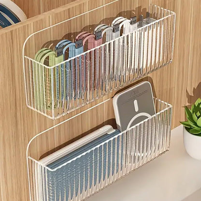 Wall Mounted Storage Organizer, Cabinet Door Organizer for Home Blank Space3