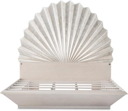 Fantosini King Fan Bed - Silver Leaf5