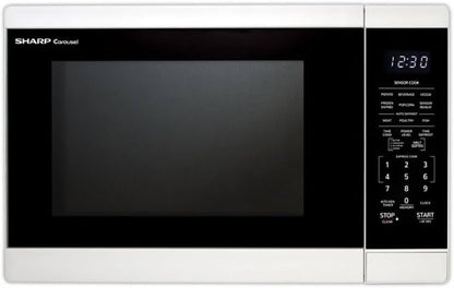 1.4 Cu. Ft. White Countertop Microwave Oven (SMC1461HW)1