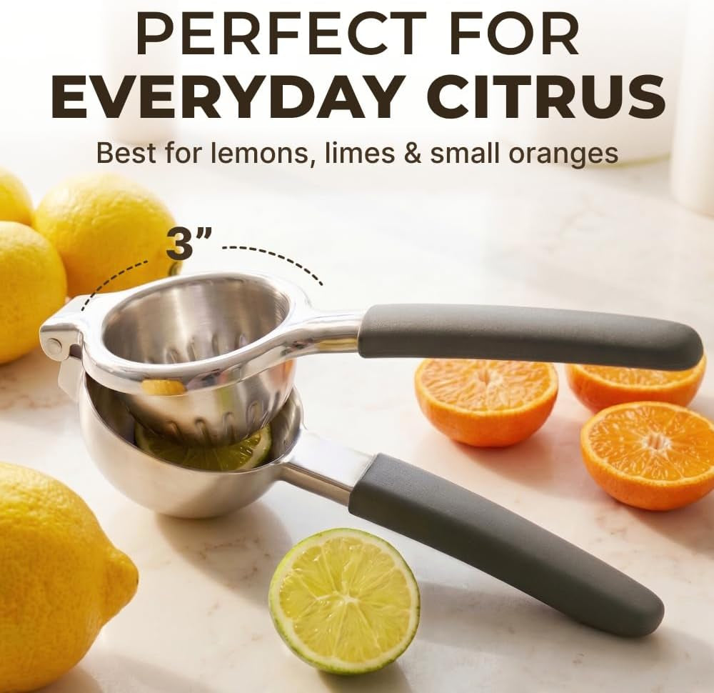 large-lemon-squeezer-stainless-steel-press-non-slip-grip-heavy-duty-manual-design-effortless-pro-grade-lemon-lime-orange-and-citrus-fruit-hand-held-lemon-juicer-squeezer-no-seeds-max-juice