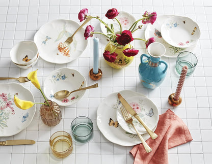 Butterfly Meadow Porcelain 28-Piece Dinnerware Set for 411